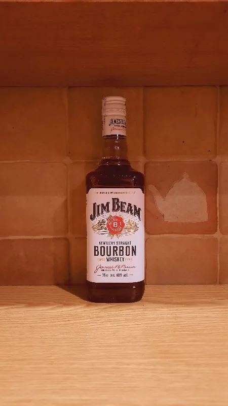 Виски Jim Beam White Label Kentucky Straight Bourbon Whiskey, 750 мл, 40%