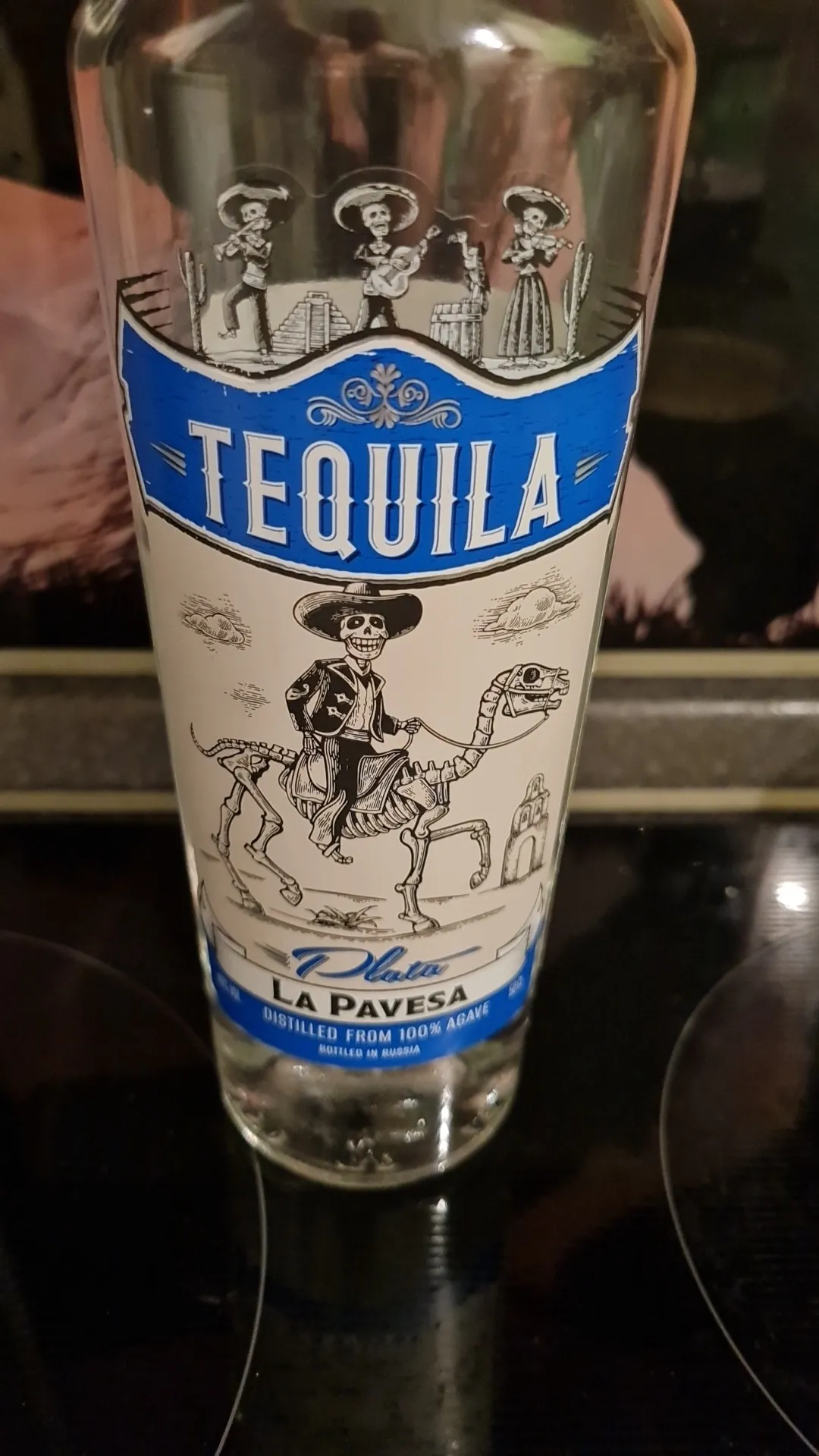 Текила La Pavesa Plata 100% Agave, 40%, 0,5 л