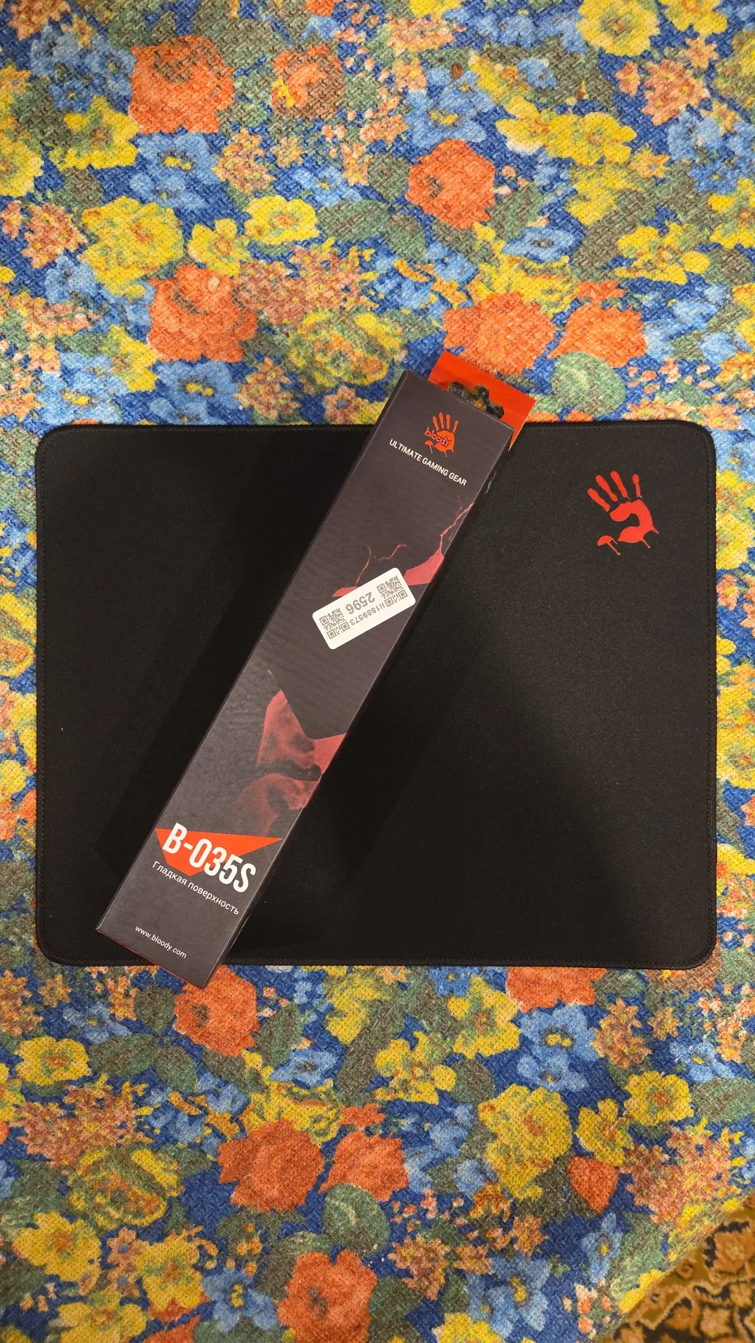 Коврик для мыши Bloody B-035S, 350×280×2 мм, чёрный