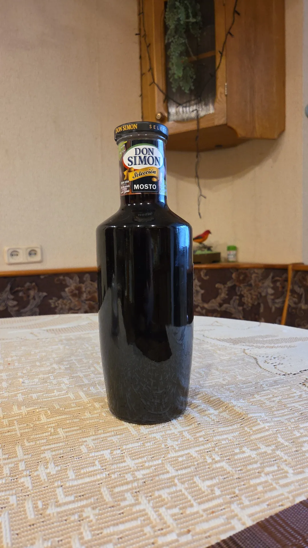 Сок из красного винограда Don Simon Selección Mosto восстановленный осветлённый пастеризованный, 1 л